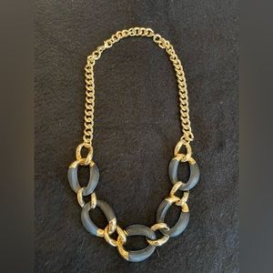 Alexis Bittar black lucite necklace